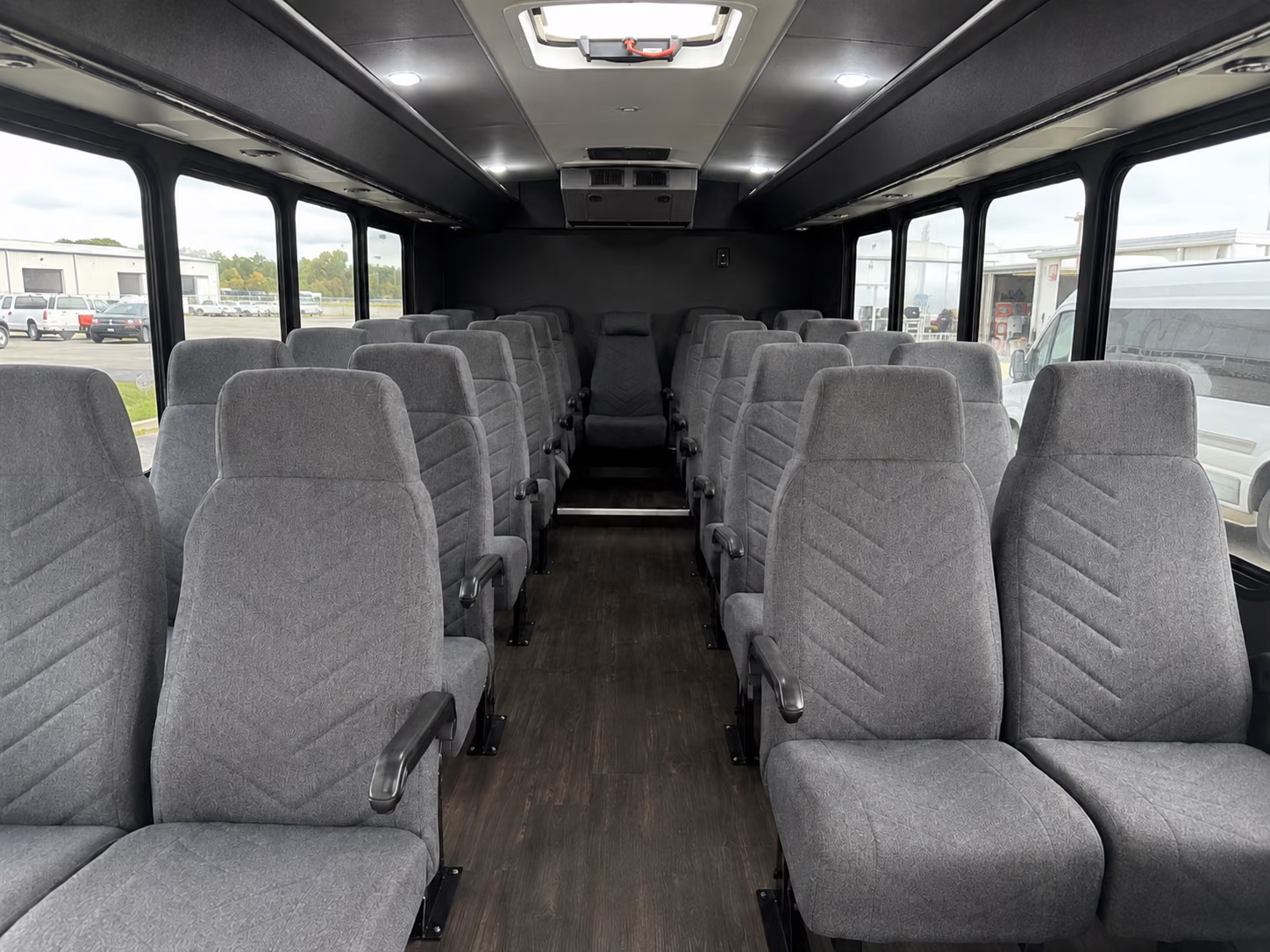 marysville 20 passenger minibus inside