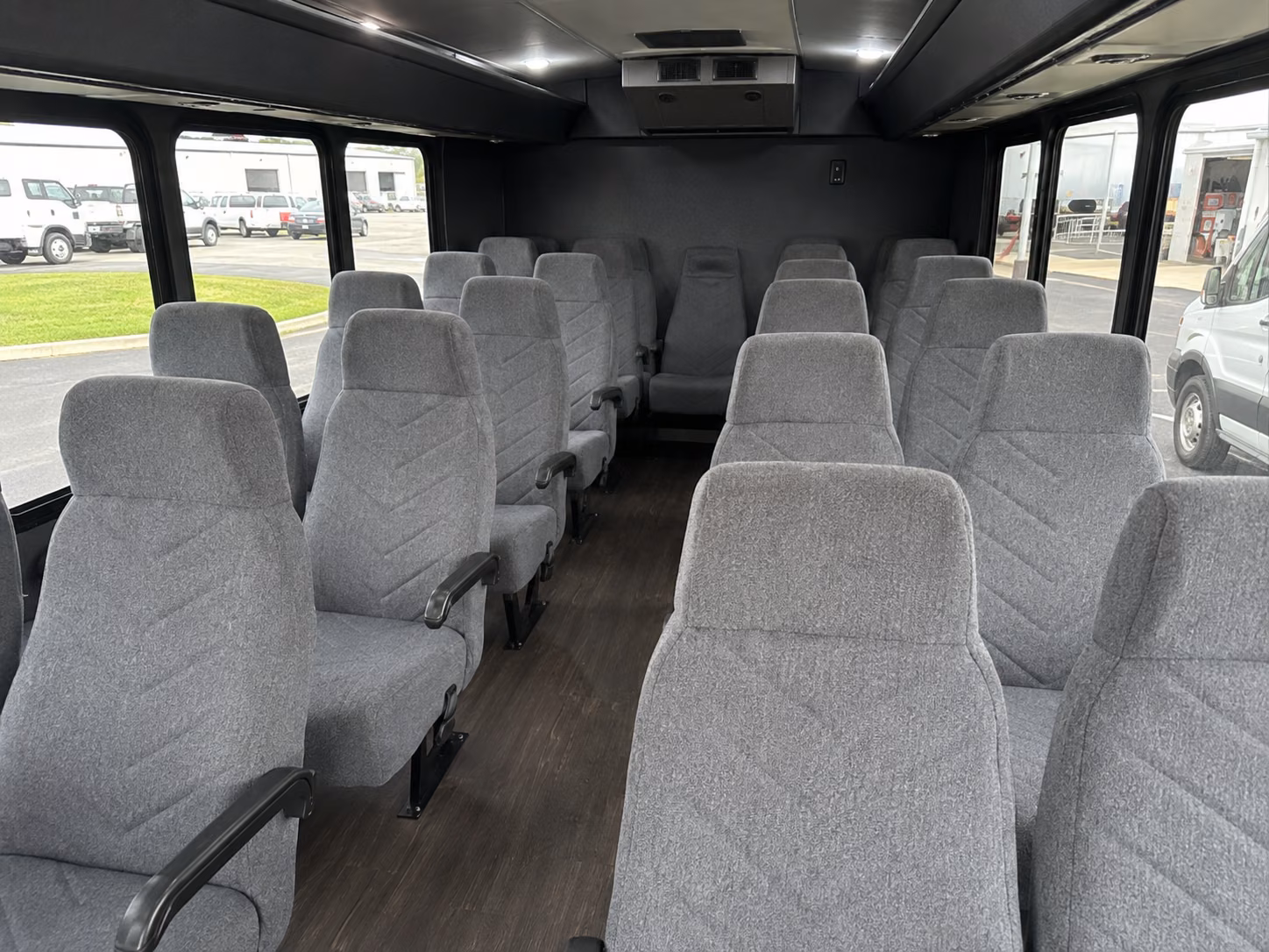 marysville 20 passenger minibus interior