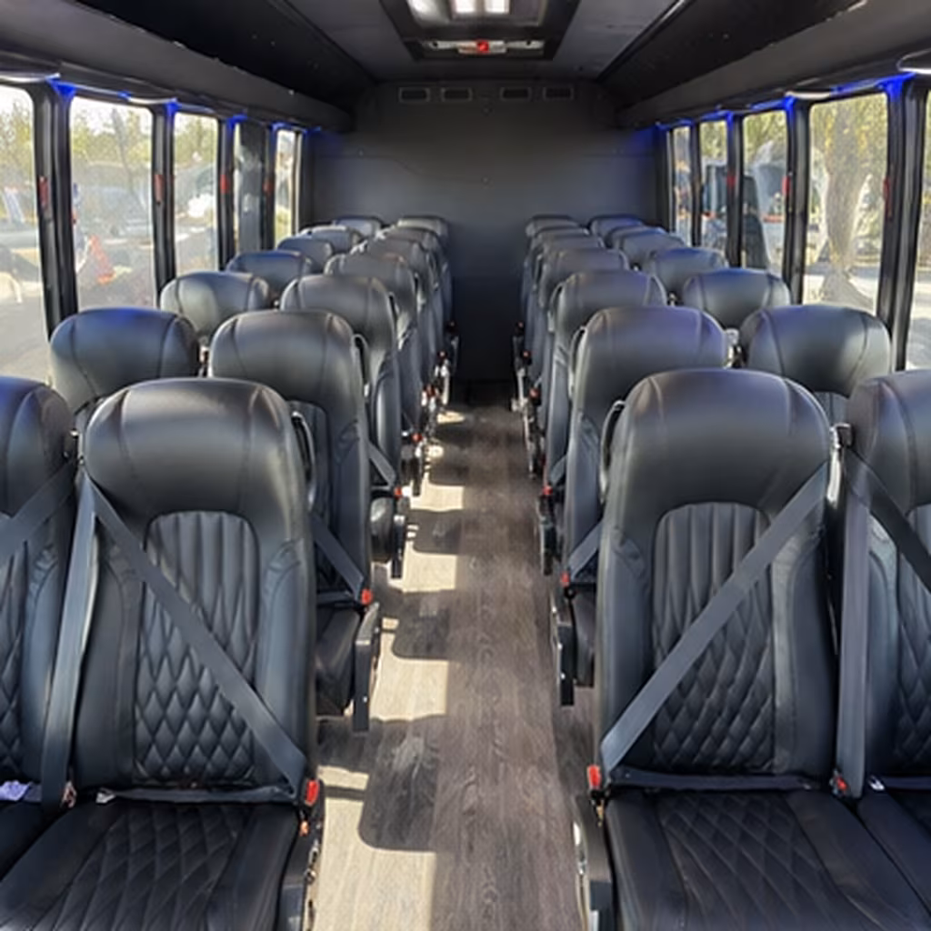 marysville 25 passenger minibus inside