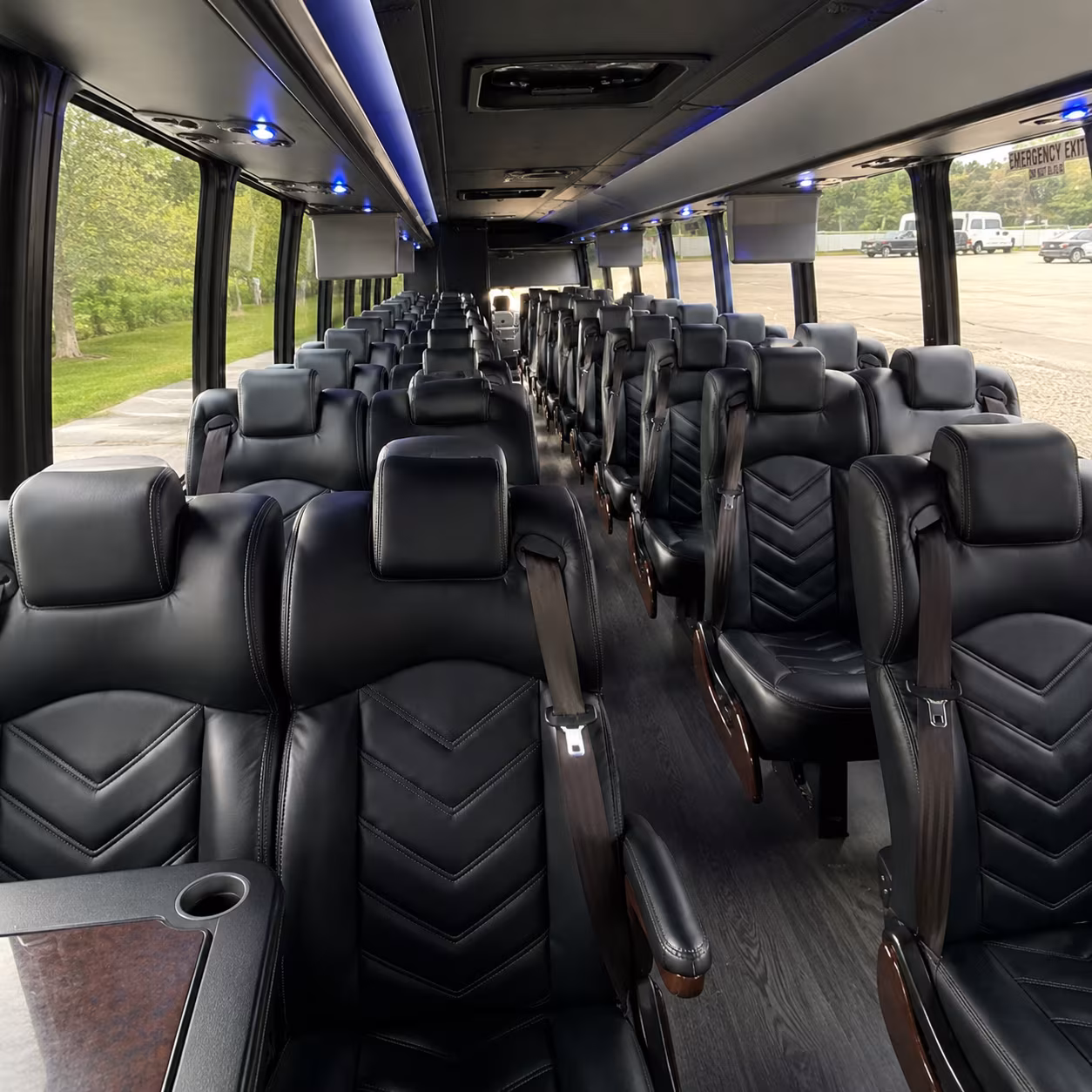 marysville 28 passenger minibus inside