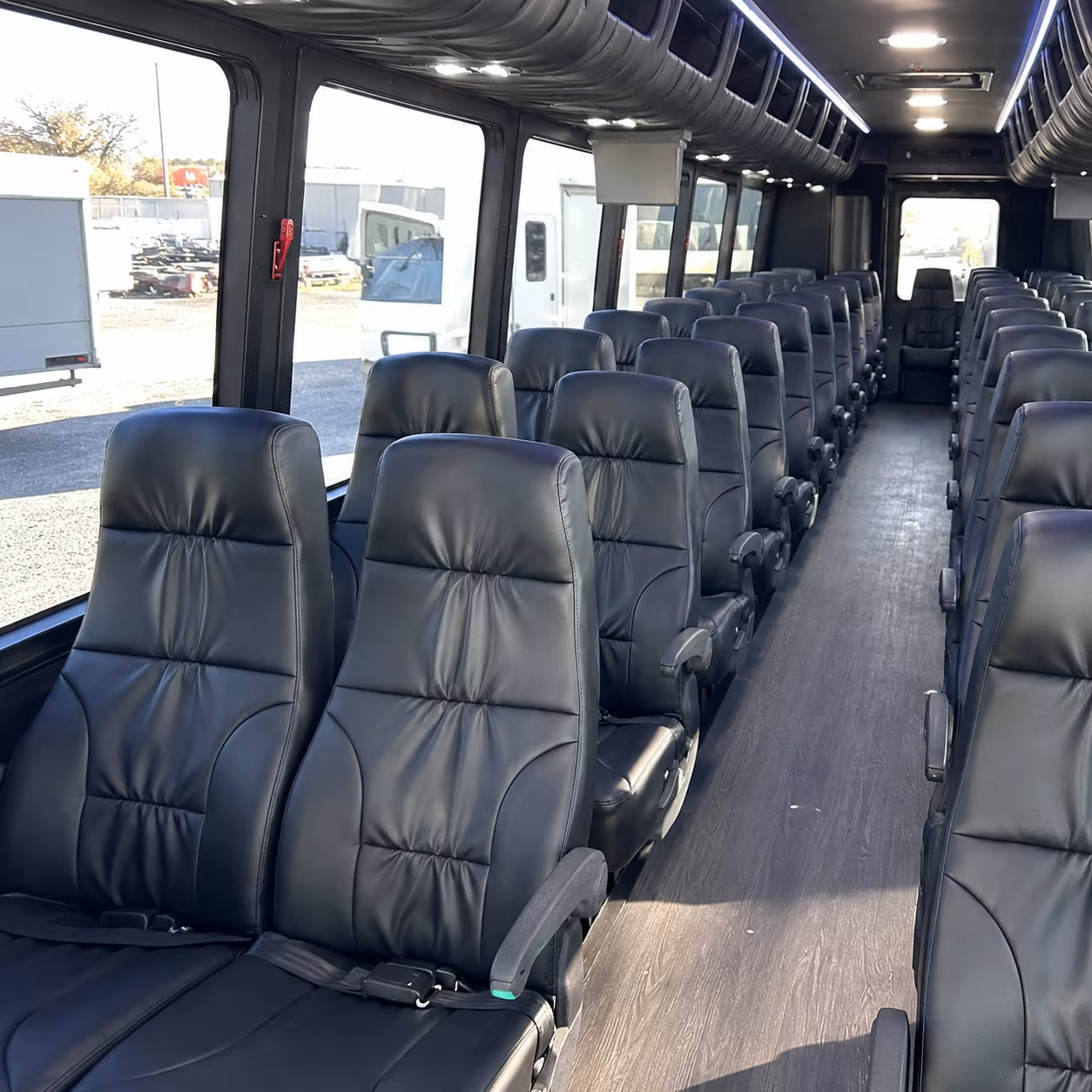 marysville 28 passenger minibus interior