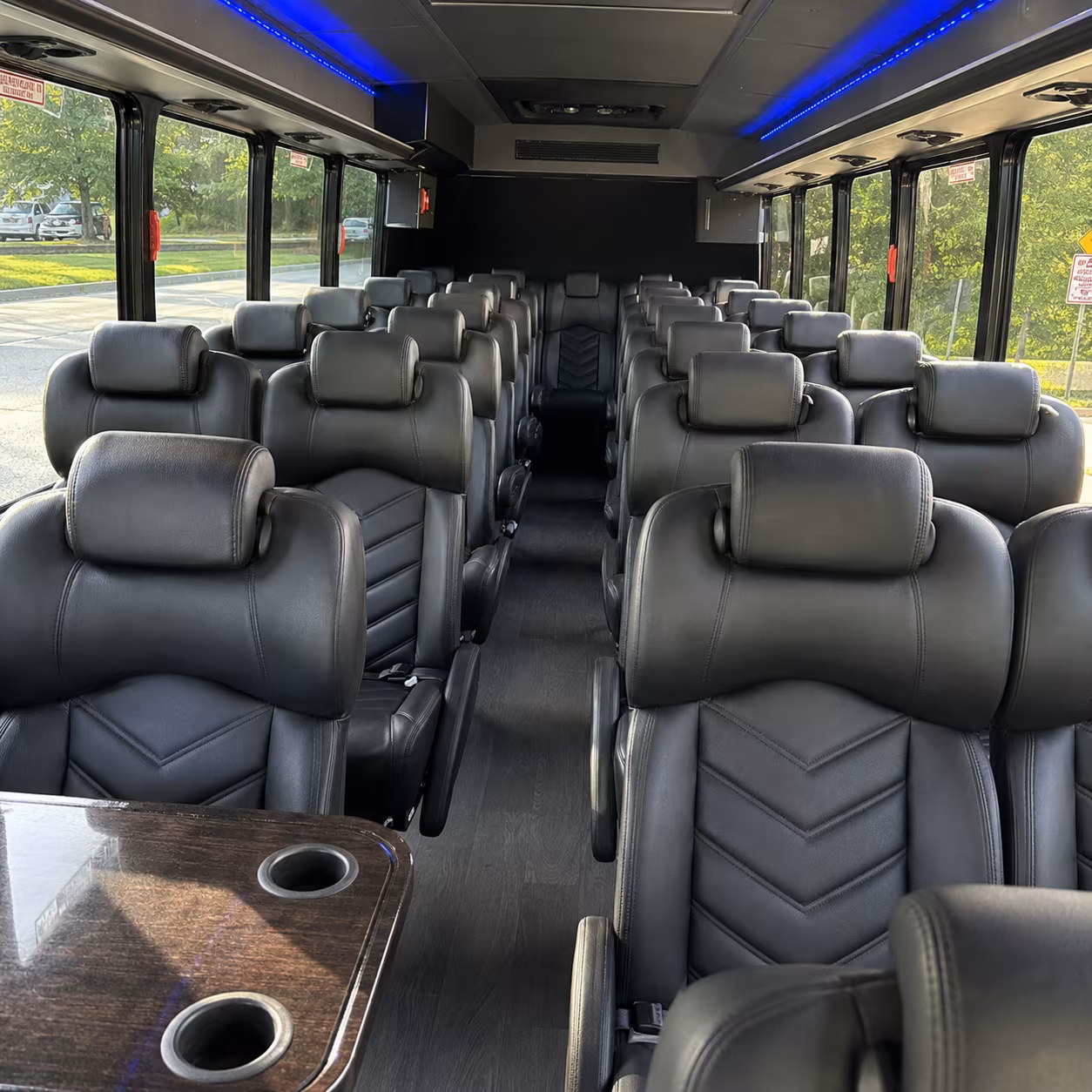 marysville 30 passenger minibus inside