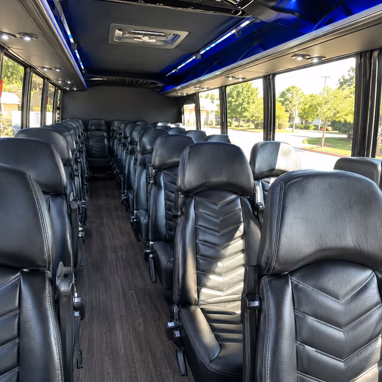 marysville 35 passenger minibus inside