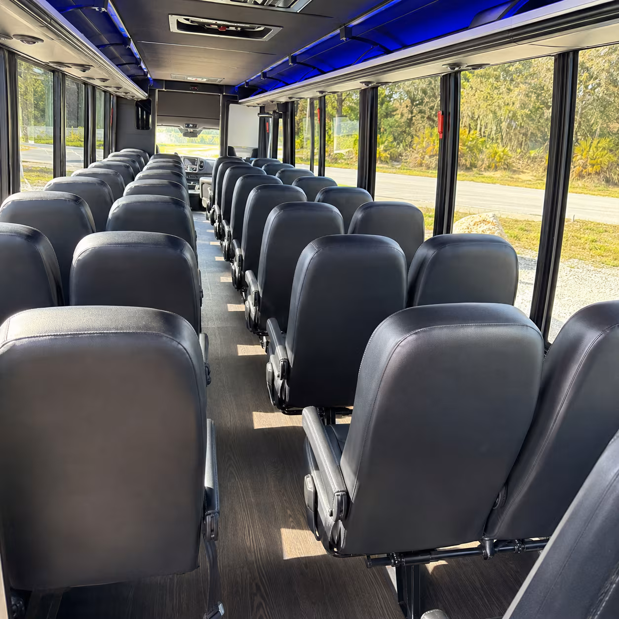 marysville 35 passenger minibus interior