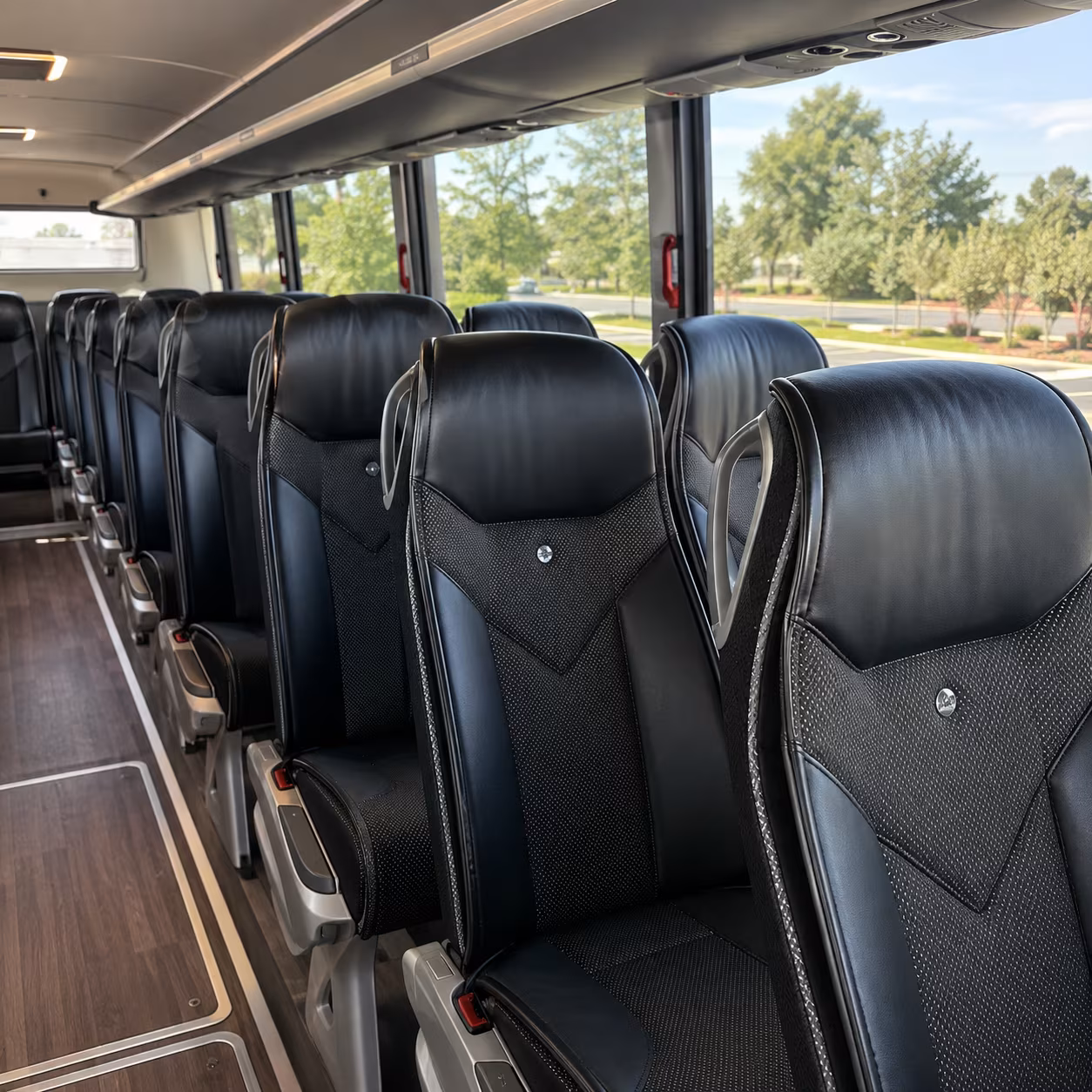 marysville 45 passenger charter bus interior