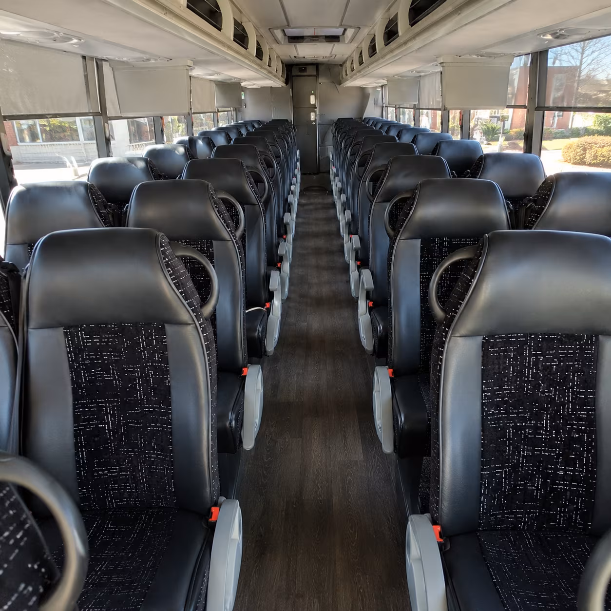 marysville 54 passenger charter bus inside