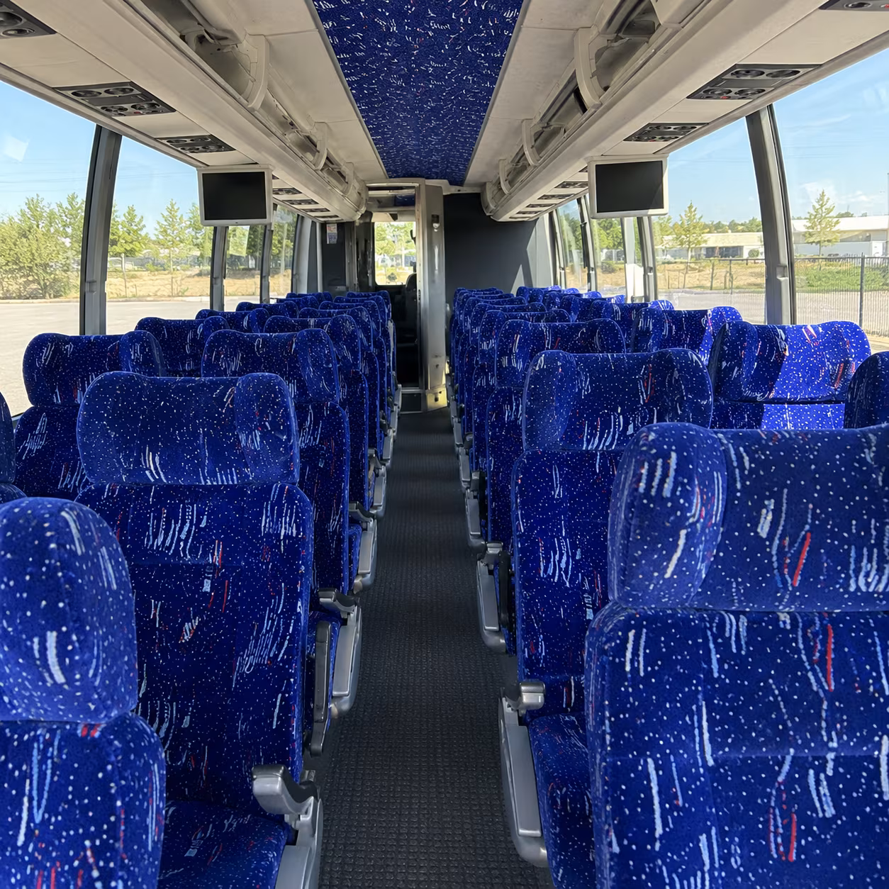 marysville 54 passenger charter bus interior