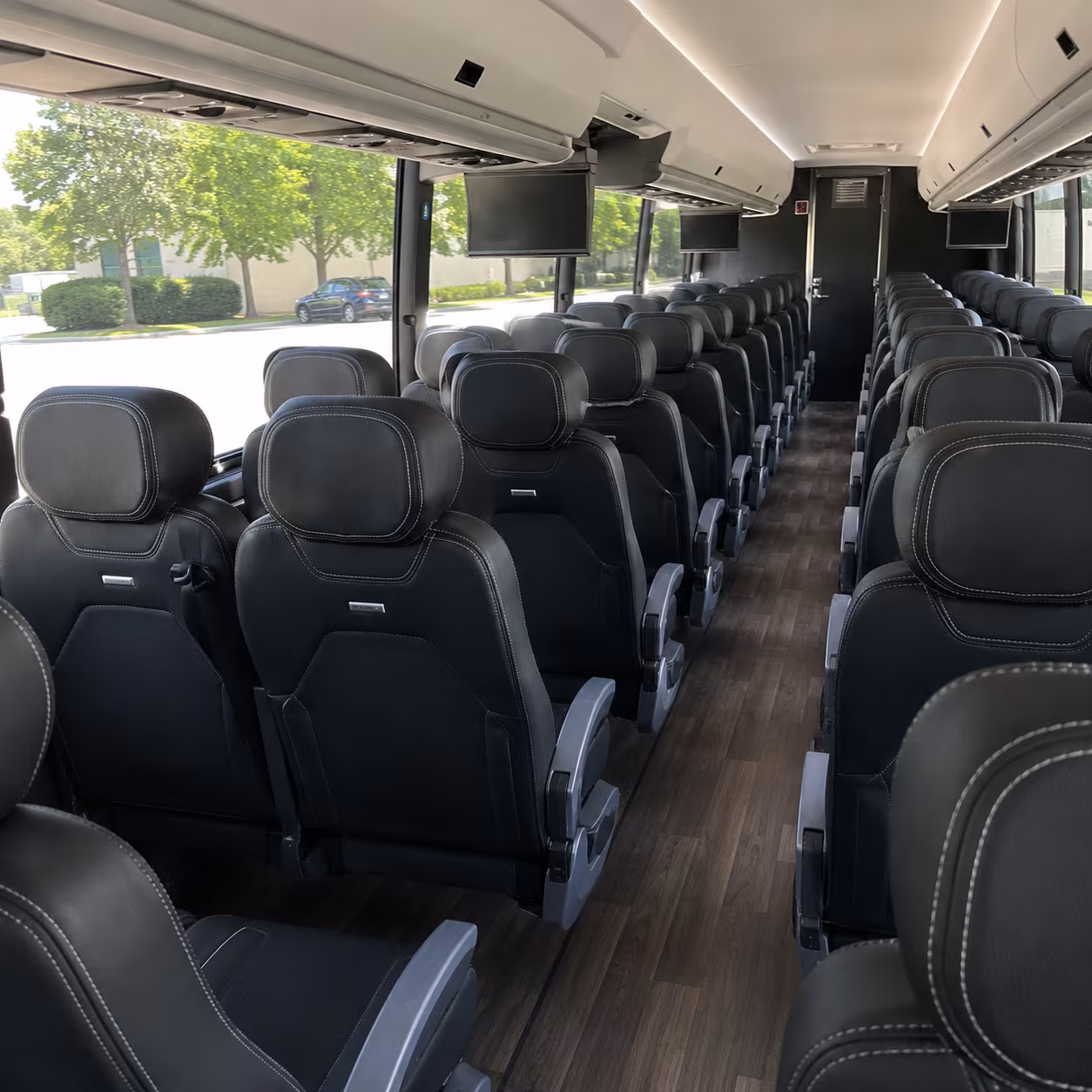 marysville 56 passenger charter bus interior