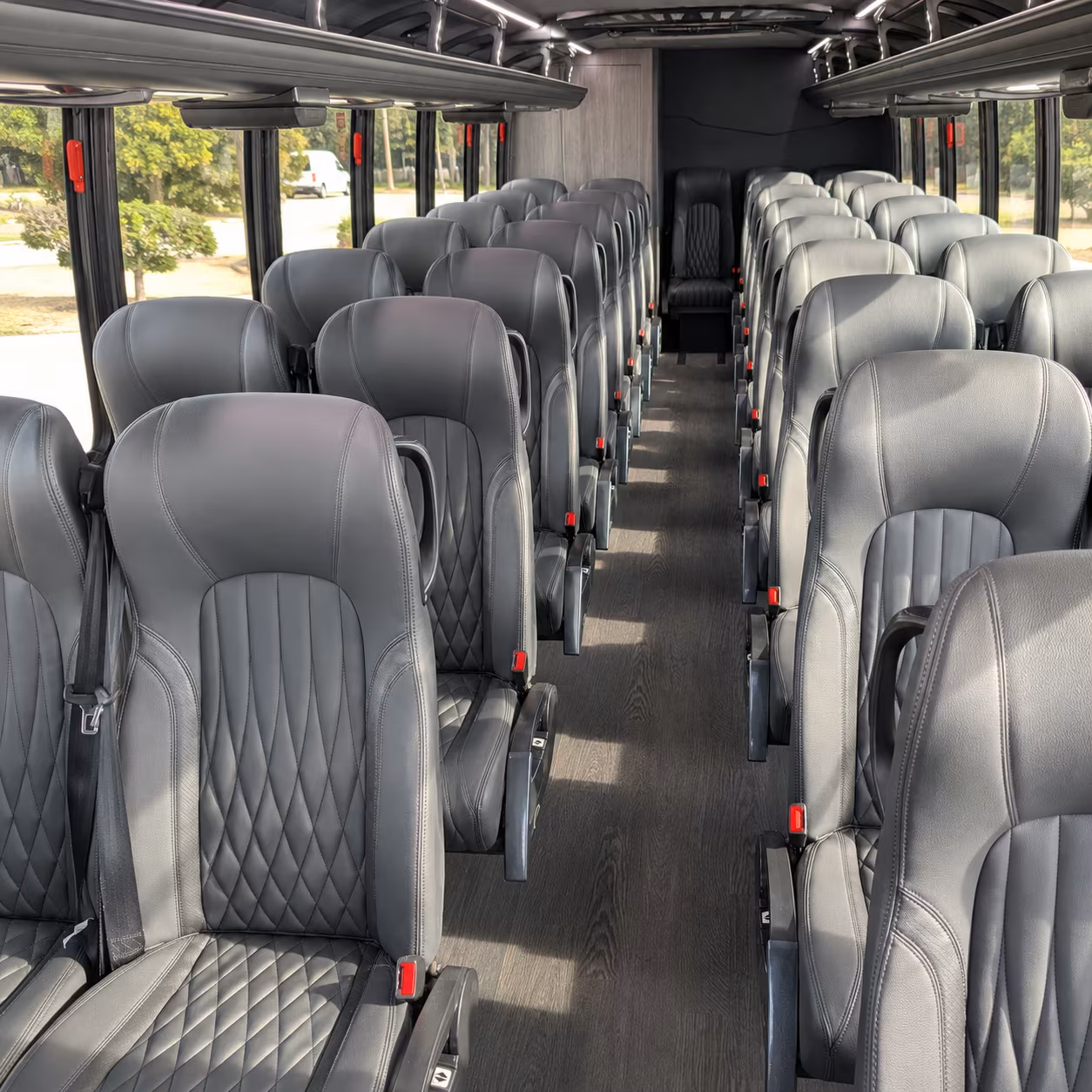 minibuses for smaller groups heading to everett and bellingham shows