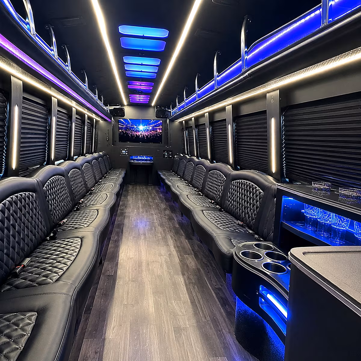 party buses for bachelorette bar crawls through downtown everett